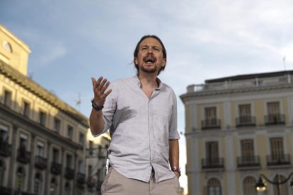 El líder de Podemos, Pablo Iglesias.