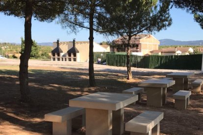 La nueva zona de picnic y barbacoas en L’Albi. 