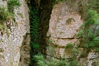 L’enclavament natural conegut com a Forat del Bulí, que cada any és visitat per centenars d’aficionats.