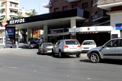 Imatge d'arxiu d'una gasolinera.