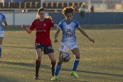 Taberner, en una acción del último partido en casa, frente a Osasuna