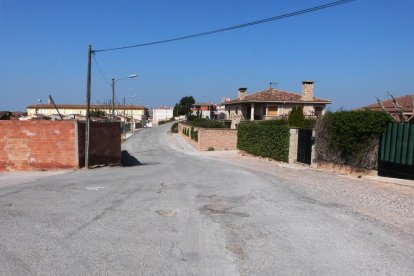 La calle Carrerada en la que se renovará el pavimento.