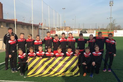 Estage de una semana de un club de fútbol base de Letonia en Lleida