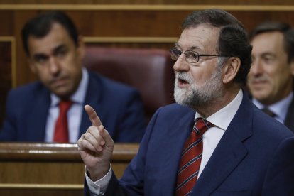 El president del Govern, Mariano Rajoy,