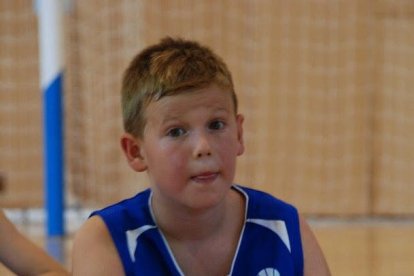 Uno de los participantes en el campus de la Liga ACB en Aran.