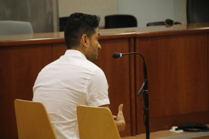 El condemnat, el passat 12 de juliol a l’Audiència de Lleida.