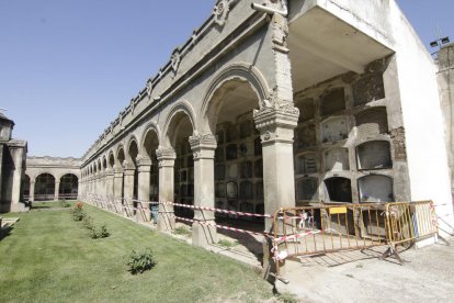 Un dels porxos del departament de Santa Cecília.