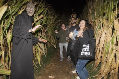 Uno de los zombis que se encontraron los atrevidos participantes.