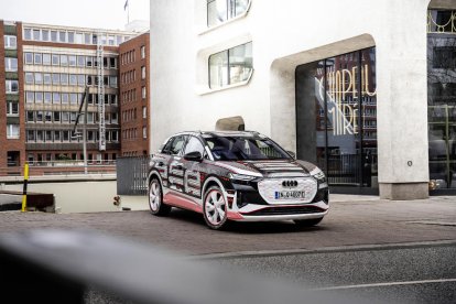 Un vehículo Audi eléctrico