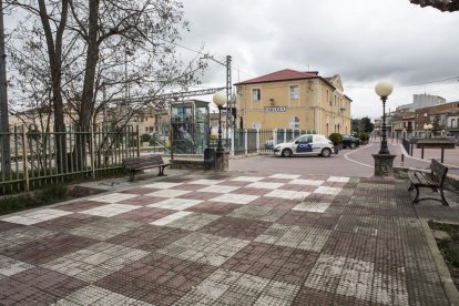 La zona de la estación del tren donde se hará el parking.