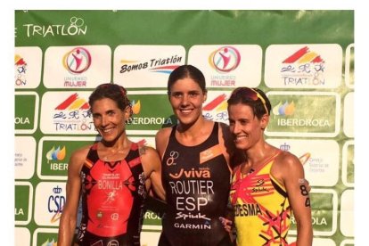 Eva Ledesma, bronze en l’Estatal de triatló