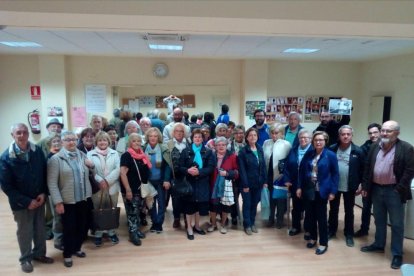 Foto dels assistents a la reunió d’ahir al Clot.