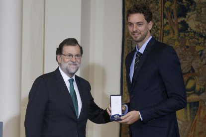 Gasol y Teresa Perales, medallas de oro al Mérito en el Trabajo