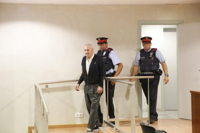 Jaume Gabernet, ahir a l’Audiència de Lleida.