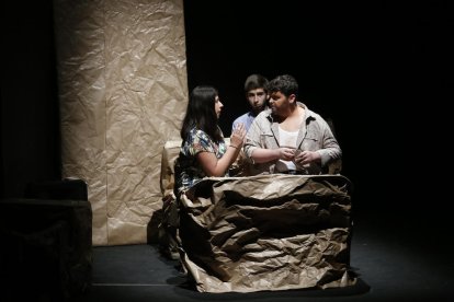 Representació ahir al Teatre Julieta Agustí de Lleida.