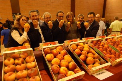 El conseller de Territorio, Josep Rull, en la inauguración de la feria de Ivars de Noguera. 