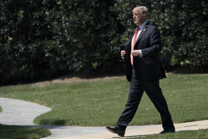 En la imagen, el presidente estadounidense, Donald J. Trump.