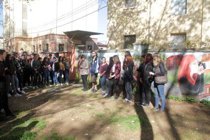 Mural en Pardinyes a cargo de alumnos del Josep Lladonosa