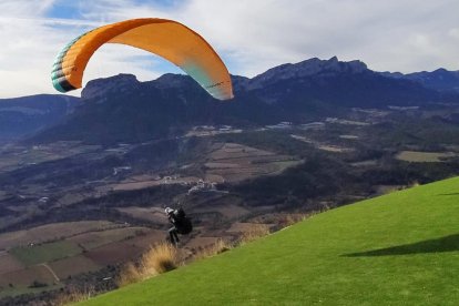 Los vuelos se llevan a cabo en la Muntanya Màgina de Organyà.