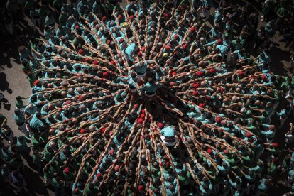 Los Castellers de Vilafranca se imponen en el concurso de Tarragona