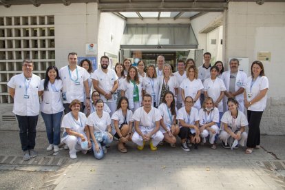 Imagen del equipo de profesionales del CAP Balàfia-Pardinyes-Secà.