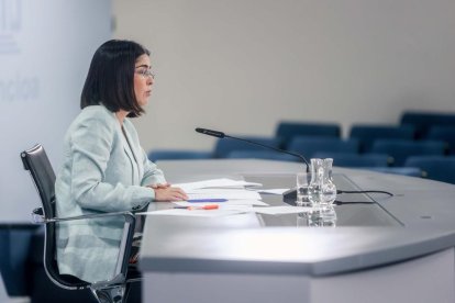 La ministra de Sanidad, Carolina Darias.