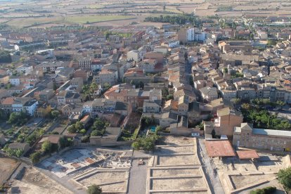 Vista aèria de Guissona.