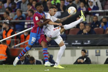 Ansu Fati, una de les esperances de Xavi per al nou Barça que està dissenyant.