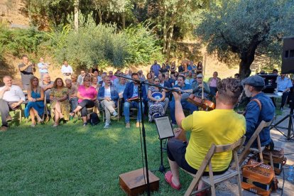 L’acte institucional de la Diada al Pirineu que la Generalitat va organitzar ahir a Peramola.