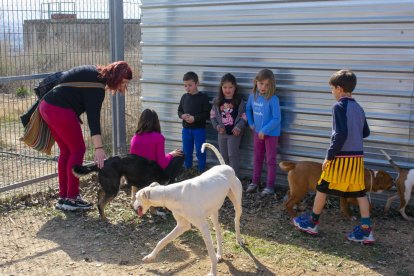 Unas treinta personas participan en la 'Ecodescoberta' en el Refugi de Peluts 