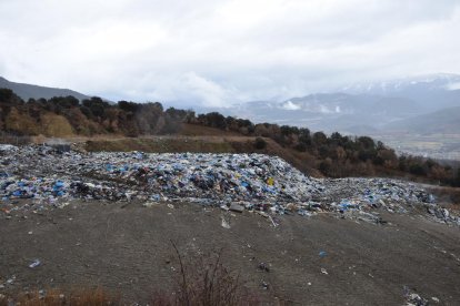 Imagen del vertedero comarcal del Alt Urgell, en Benavarre.