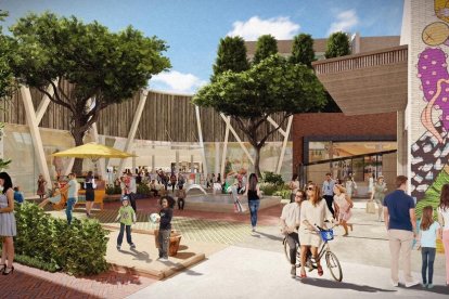 Imatge virtual del centre comercial Promenade a Torre Salses. 