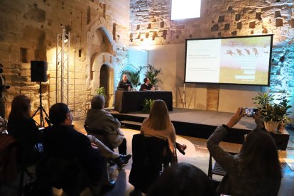 Presentació del projecte a la Canonja de la Seu Vella dimecres.