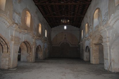 L’interior de l’antic convent de Sant Francesc, a Balaguer.