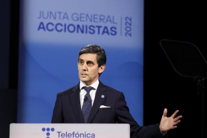 El president de Telefónica, José María Álvarez-Pallete.