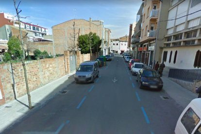 Imatge d’arxiu del carrer Crist Rei de Mollerussa.