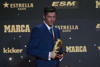 Lewandowski explica el polèmic gest que va fer després de ser expulsat i no entén que el puguin sancionar