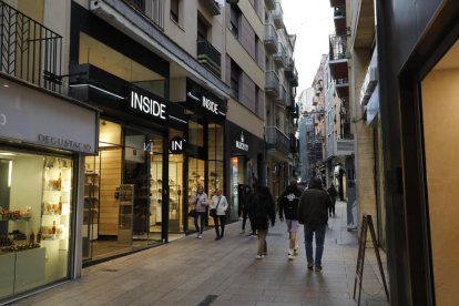 El carrer Sant Antoni.