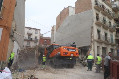 El local de l'antiga sala Europa passa a ser història al ser demolit