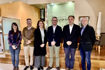 Foto de la nova junta de l’Associació Empresa Familiar de Lleida.