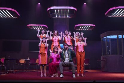 Uno de los momentos del espectáculo musical.