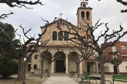 La plaça de l’Església, que serà reformada.