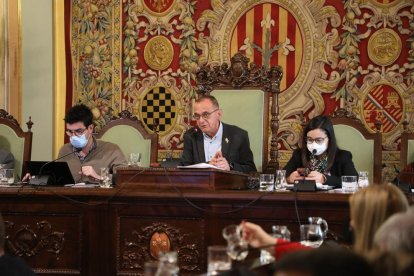 Un moment del ple de la Paeria d'aquest d'aquest divendres.