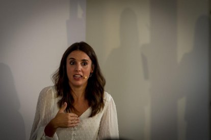 La ministra de Igualdad, Irene Montero.
