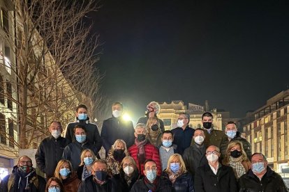 Imatge de la sectorial celebrada pel PP a la plaça Sant Joan.