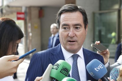 El president de la CEOE, Antonio Garamendi.