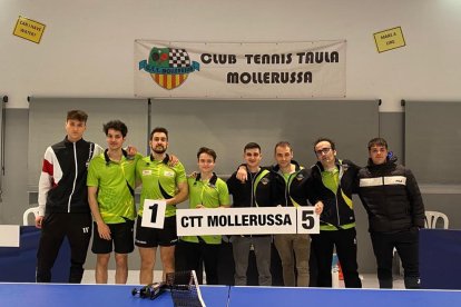 El CTT Mollerussa, a un paso de ser cabeza de serie en la fase de ascenso