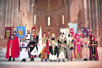 Foto de família de la Festa de Moros i Cristians de Lleida.