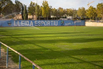 Imatge recent de l’Annex del Camp d’Esports, que aviat es podrà utilitzar per entrenar.