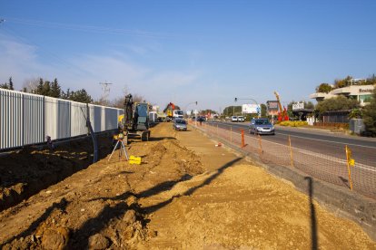 Avancen les obres per desdoblar part de l'avinguda Rovira Roure